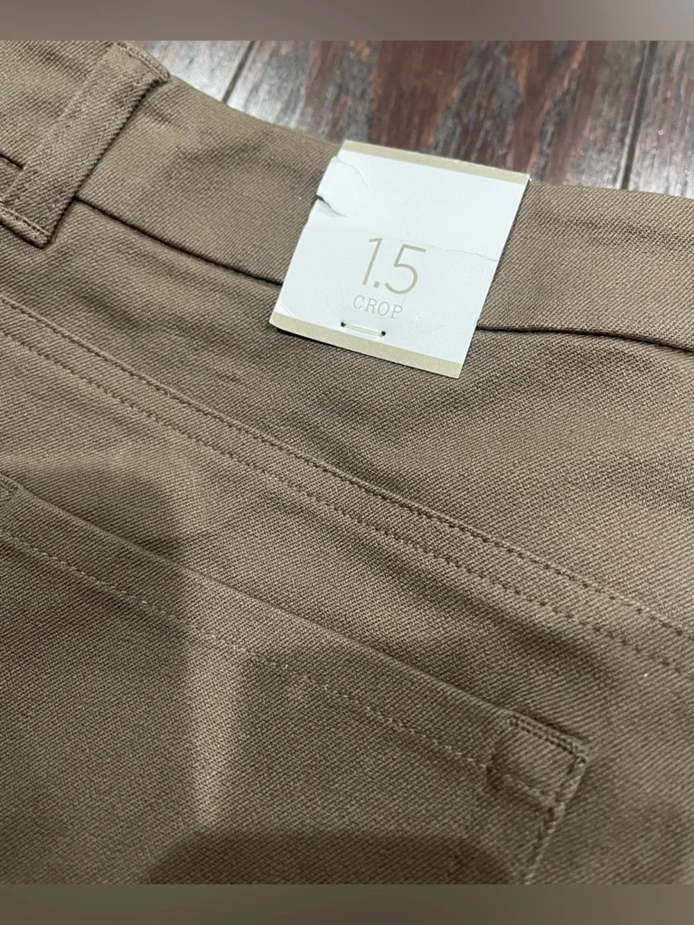 Chicos Capital Stretch Alberta Cropped Pant Cairo Size 10 (1.5) NEW